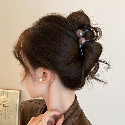 Pearl Mini Hair Claw Clip
