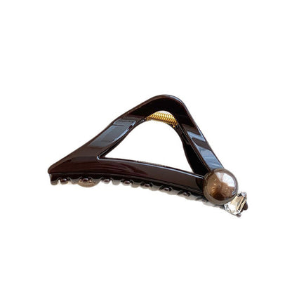 Pearl Triangle Hair Claw Clip view 5