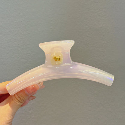 Pearlized Arc Hair Claw Clip view 10