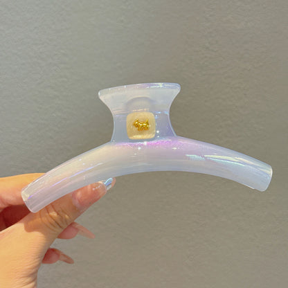 Pearlized Arc Hair Claw Clip view 7