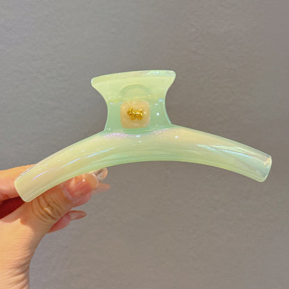Pearlized Arc Hair Claw Clip view 8