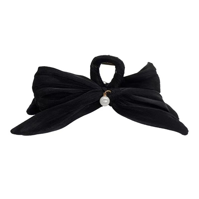 Pleated Bow Hair Claw Clip view 5