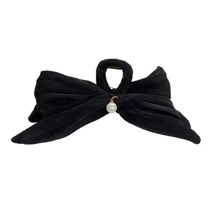 Pleated Bow Hair Claw Clip view 5
