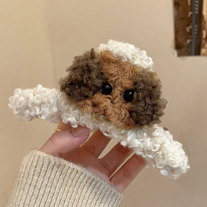 Plush Puppy Hair Claw Clip view 7