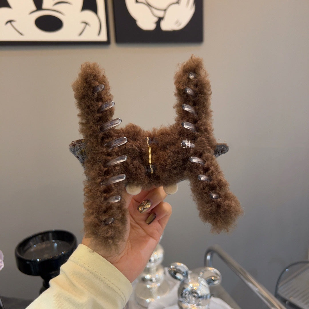 Plush Star Hair Claw Clip view 4