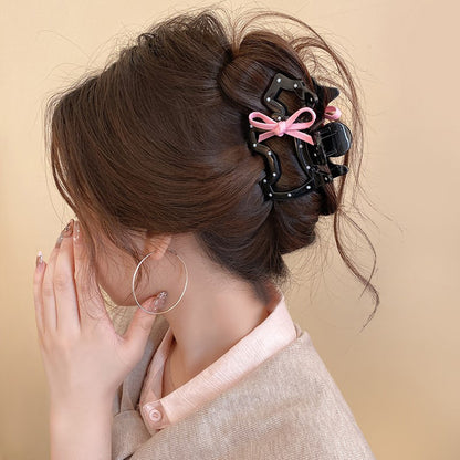 Polka Dot Dog Hair Claw Clip view 4