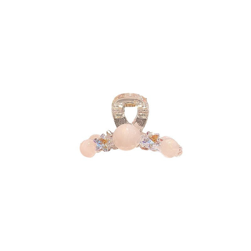 Rhinestone Bead Mini Hair Claw Clip view 5