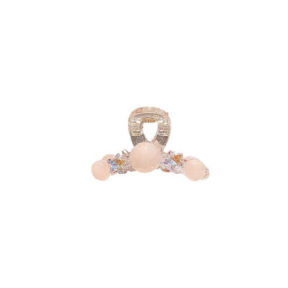 Rhinestone Bead Mini Hair Claw Clip view 5