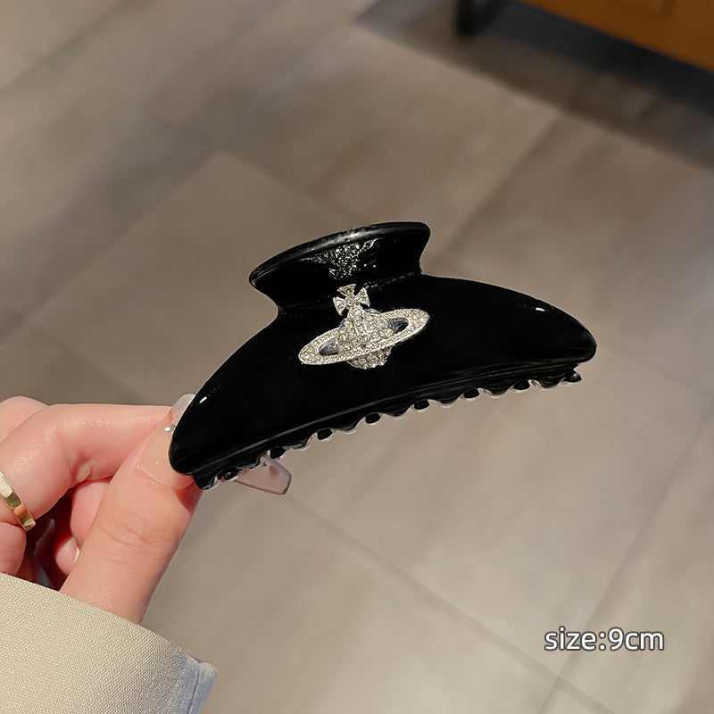 Rhinestone Saturn Hair Claw Clip view 7
