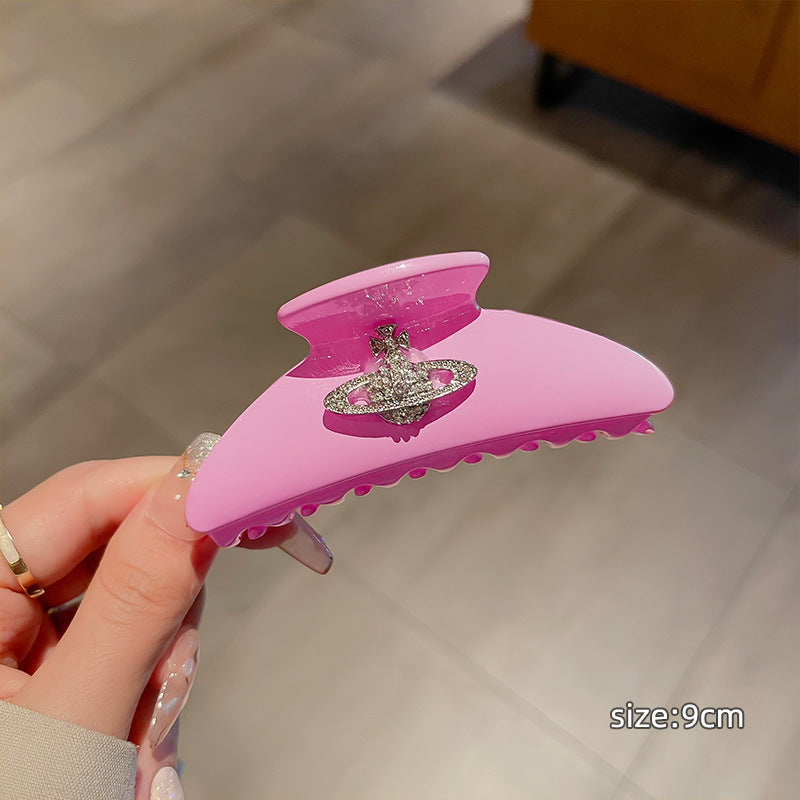 Rhinestone Saturn Hair Claw Clip view 8