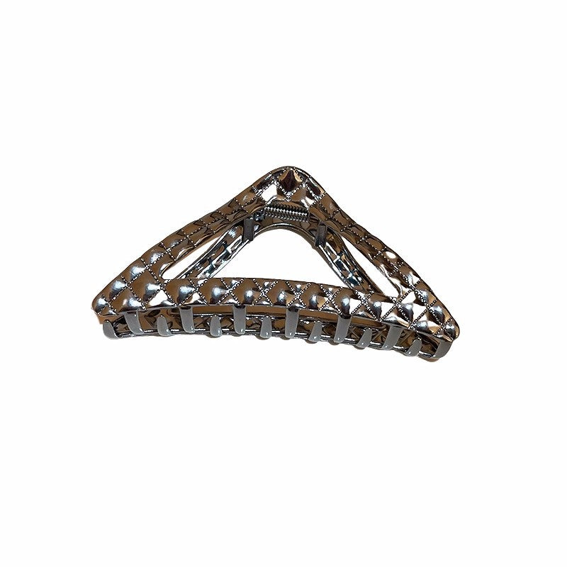 Rhinestone Triangle Metal Hair Claw Clip view 5