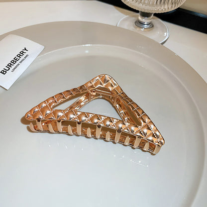 Rhinestone Triangle Metal Hair Claw Clip view 7