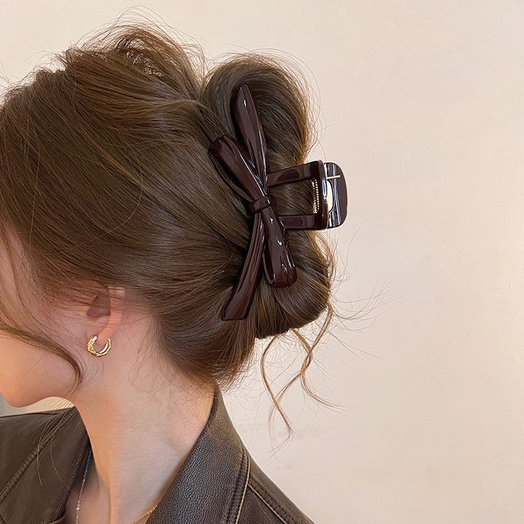 Ribbon Bow Hair Claw Clip view 2