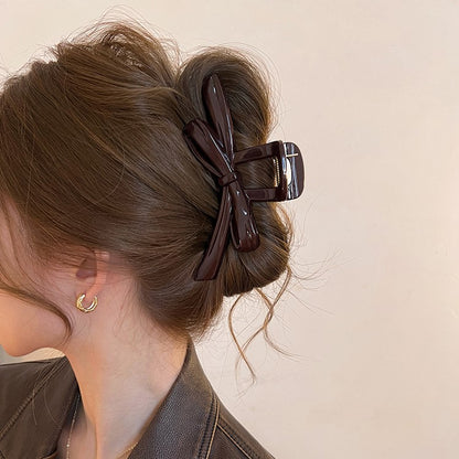 Ribbon Bow Hair Claw Clip view 2
