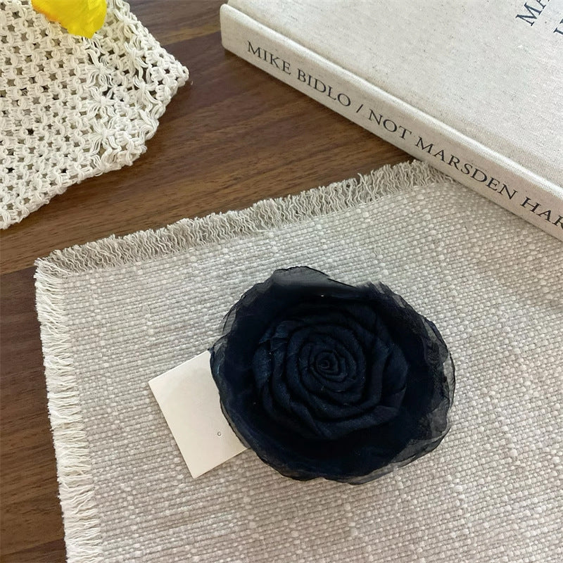 Rose Flower Hair Claw Clip view 11