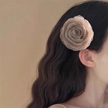 Rose Flower Hair Claw Clip view 2