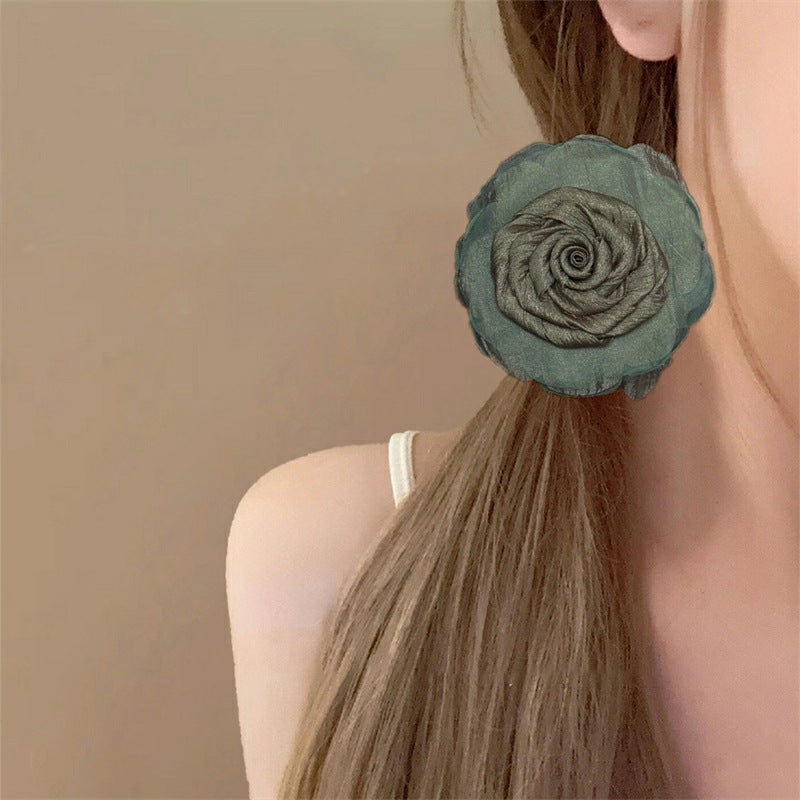 Rose Flower Hair Claw Clip view 3