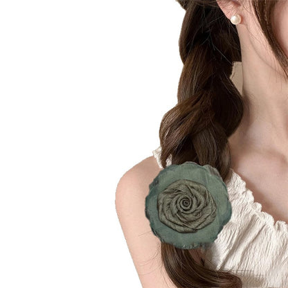 Rose Flower Hair Claw Clip view 5