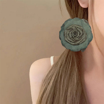 Rose Flower Hair Claw Clip view 6