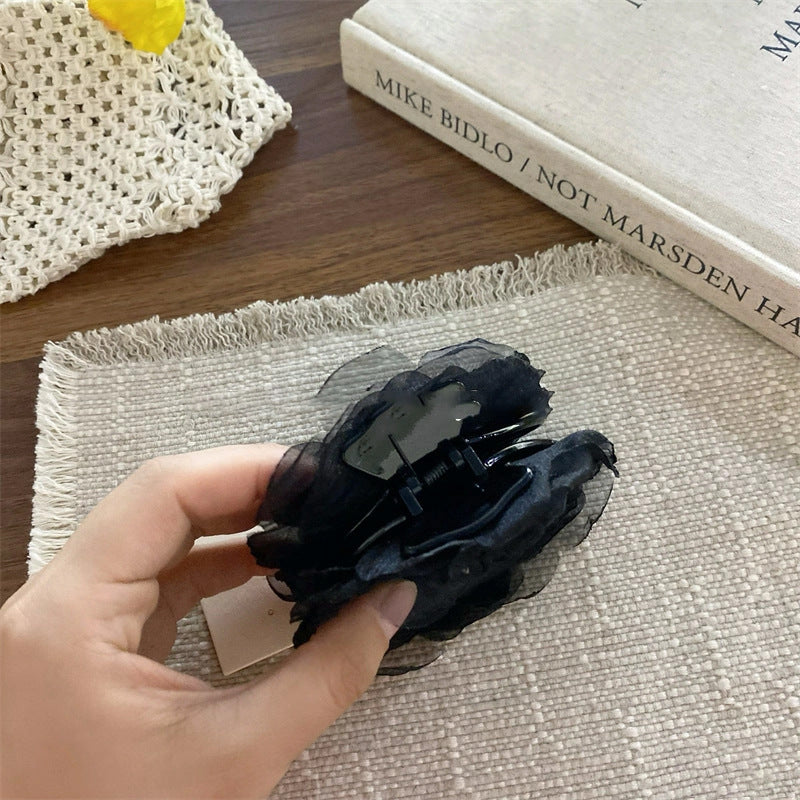 Rose Flower Hair Claw Clip view 8