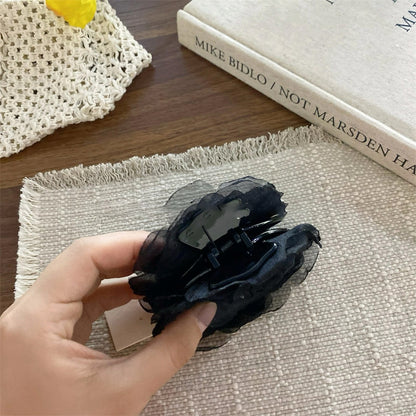 Rose Flower Hair Claw Clip view 8