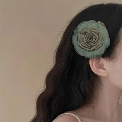 Rose Flower Hair Claw Clip view 9