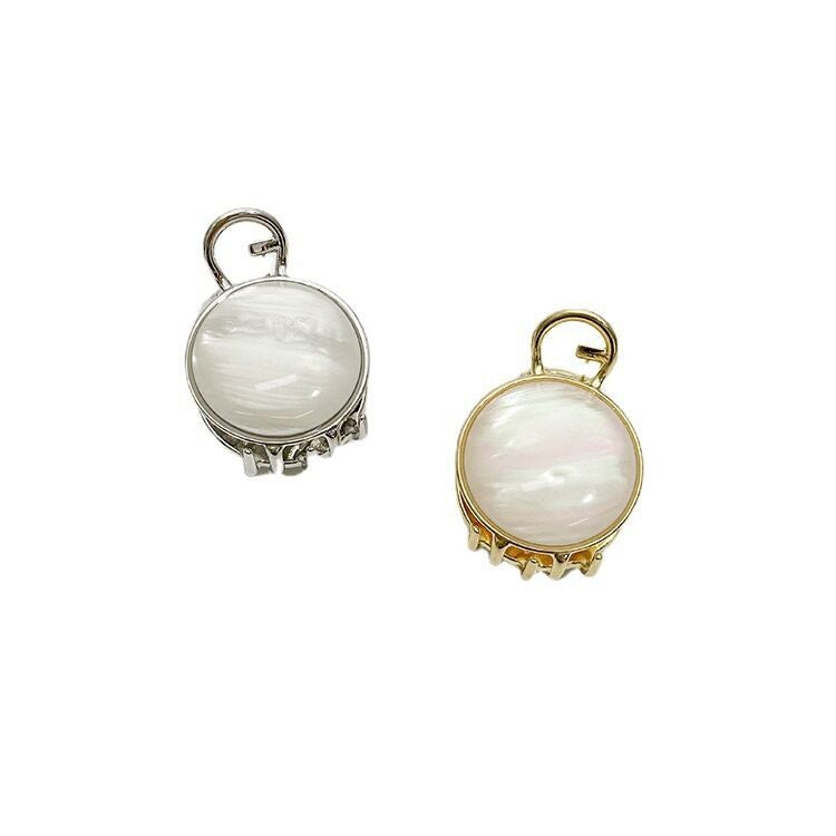 Round Pearl Mini Hair Claw Clip view 5