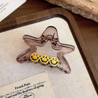 Smiley Star Hair Claw Clip view 8