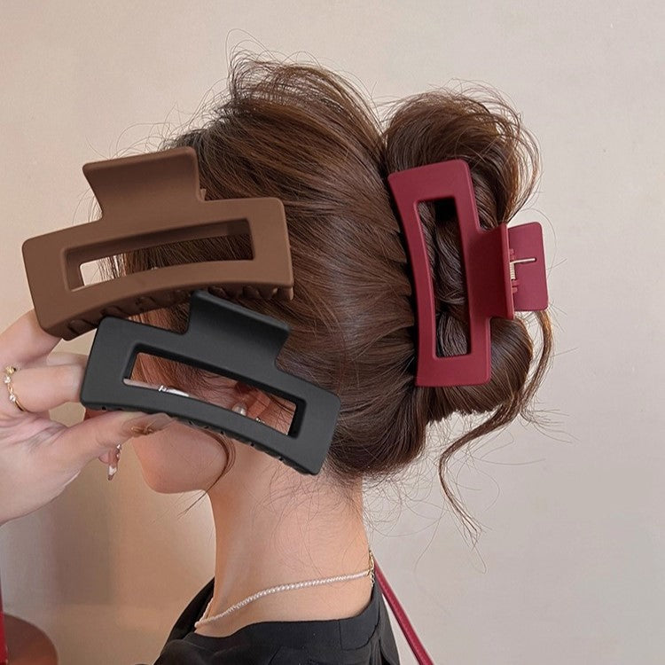 Soft Square Hair Claw Clip view 2