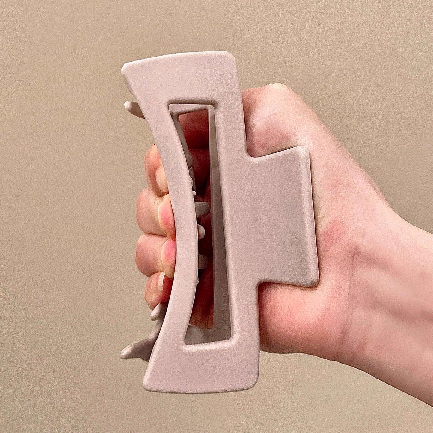 Soft Square Hair Claw Clip view 9