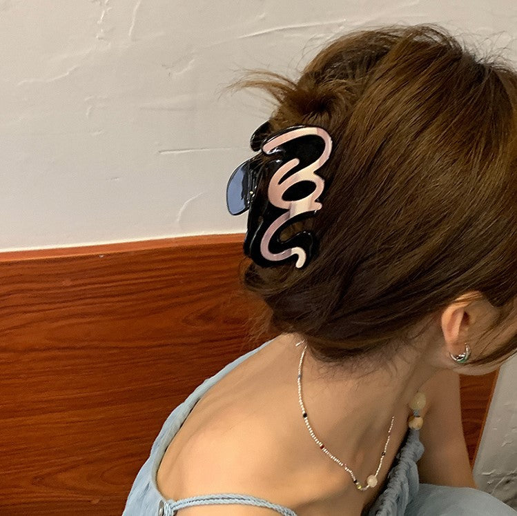 Speckled Wavy Hair Claw Clip view 4