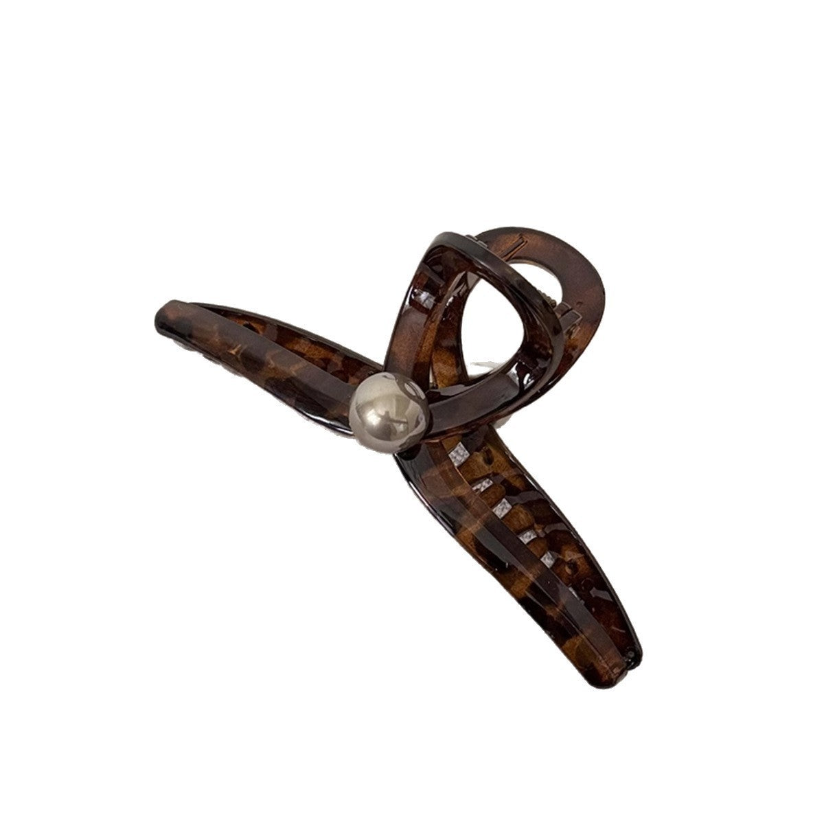 Tortoise Pearl Hair Claw Clip view 5