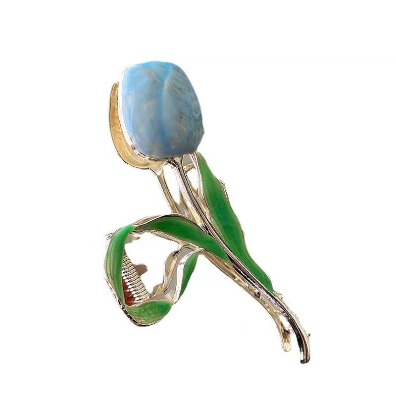 Tulip Flower Hair Claw Clip view 5