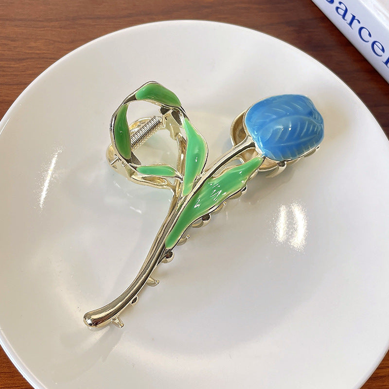 Tulip Flower Hair Claw Clip view 7