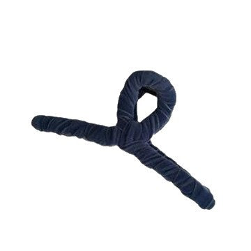 Velvet Cross Hair Claw Clip view 5