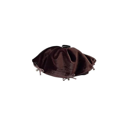 Velvet Skirt Bow Hair Claw Clip view 5